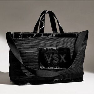 Victoria's Secret Black Mesh Duffel Bag